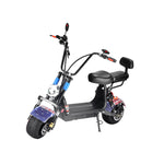 Load image into Gallery viewer, Electric Harley Bike 1000W 48V - Luxury Two-Seater, Brushless Motor, 18" Tires