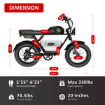 Load image into Gallery viewer, D5 Electric Bike 1000W – 48V 21AH Battery