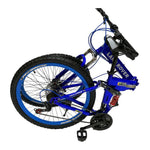 Load image into Gallery viewer, Foldable 26-Inch Mountain Bike with High Carbon Steel Frame, Suspension & 7-Speed Gears