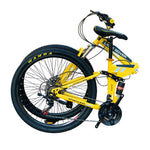 Load image into Gallery viewer, Foldable 26-Inch Mountain Bike with High Carbon Steel Frame, Suspension & 7-Speed Gears