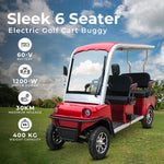 Load image into Gallery viewer, COOLBABY GRF44: 4-Seater Cart - Perfect for Club, Hotel, and Electric Sightseeing