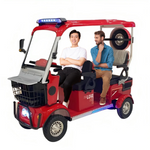 Load image into Gallery viewer, Wheels Powerpod Trio Mini Electric Golf Carts 60V For 3 Passengers - COOLBABY