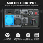 Load image into Gallery viewer, 5500-Watt Dual Fuel Portable Inverter Gasoline Generator with Wheel Kit, Remote Electric Start