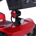 Load image into Gallery viewer, COOLBABY X-02 4 Wheel Electric Scooter Portable Electric Wheelchair Leg Scooter for Adult Seniors, Open Armrest, Swivel Seat - coolbabymalls