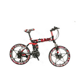 Load image into Gallery viewer, 21-Speed Mountain Bike – Black/Red, Dual Suspension