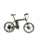 Load image into Gallery viewer, 21-Speed Mountain Bike – Black/Red, Dual Suspension