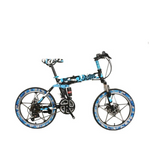 Load image into Gallery viewer, 21-Speed Mountain Bike – Black/Red, Dual Suspension