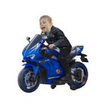 Load image into Gallery viewer, Kids Electric Motorcycle - 12V Ride-On Toy with Dual Motor, Lights, Music, & USB