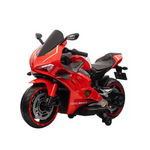 Load image into Gallery viewer, Kids Electric Motorcycle - 12V Ride-On Toy with Dual Motor, Lights, Music, & USB