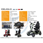 Load image into Gallery viewer, EWM49A-D Powered Mobility Scooter for Seniors – Compact, Comfortable, and Reliable
