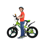 Load image into Gallery viewer, 16-Inch Alloy Wheel Kids' Bike for Boys & Girls (Ages 5-8) - Durable Frame, Caliper Brakes, Red & Green Colors