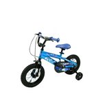 Load image into Gallery viewer, 12" Rockstar Kids Bicycle with Training Wheels - Durable Steel Frame, Rubber Tires, and Safety Features