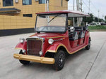 Load image into Gallery viewer, Coolbaby FGLYC-12 Electric Vintage Car - Classic 12-Seater Golf Cart for Tourist Attractions and Sightseeing - COOL BABY