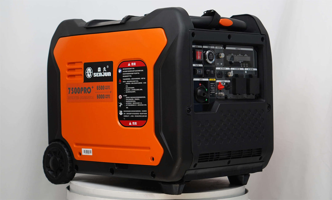 Portable 5500 Watts Big Power Super Silent Inverter Gasoline Generator Electric Remote Starting 220V Petrol Generator for Camp