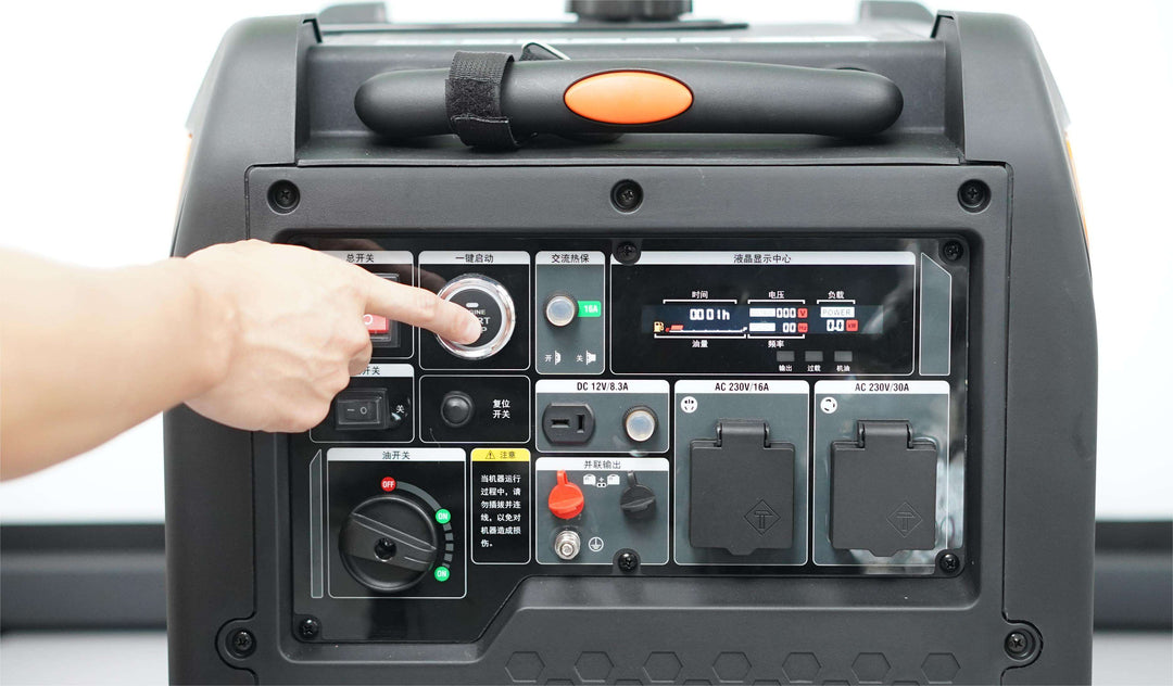 Portable 5500 Watts Big Power Super Silent Inverter Gasoline Generator Electric Remote Starting 220V Petrol Generator for Camp