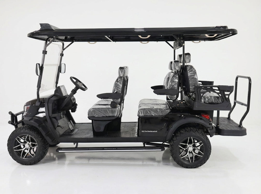 High-Speed 6 Seater (4+2) Electric Golf Cart Powerful Motor & Premium Features