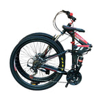 Load image into Gallery viewer, Foldable 26-Inch Mountain Bike with High Carbon Steel Frame, Suspension &amp; 7-Speed Gears
