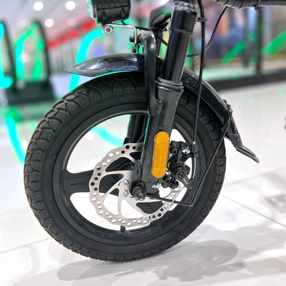 Foldable Dual-Seater Electric Bike – 350W Motor, 40KM/H Speed, 48V Battery, and Mobile Holder