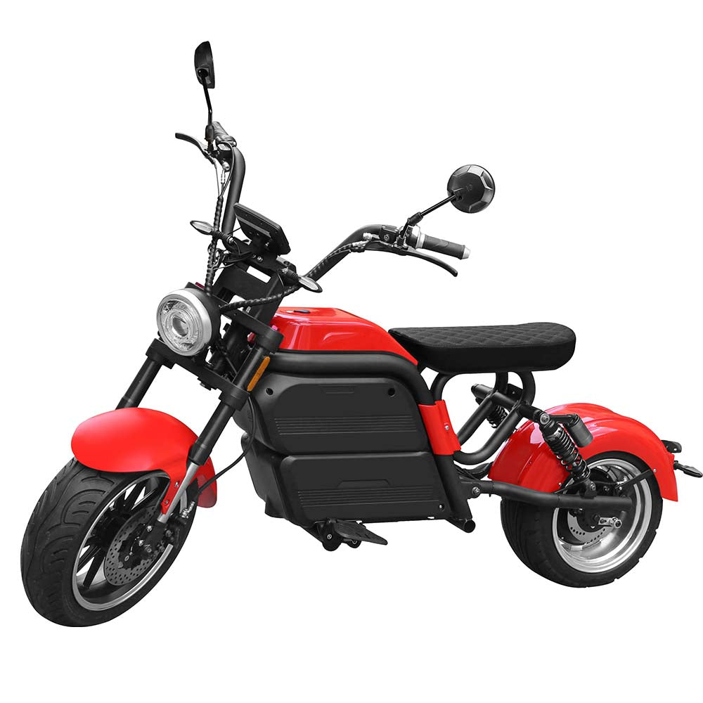 HL7.0 2000w EEC COC Approved Long Distance Wide Tyre Electric Scooter with Sidecar