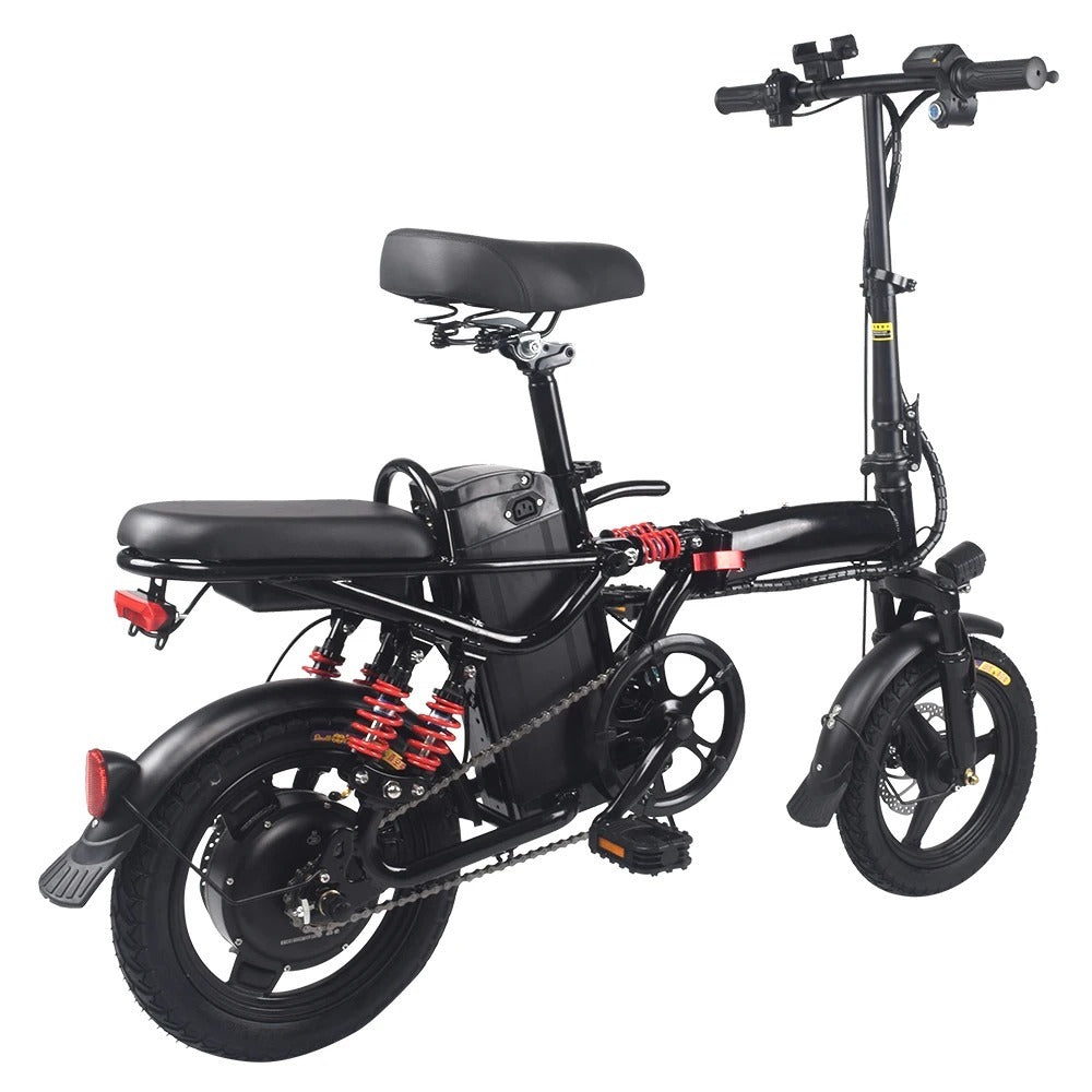 14-Inch Foldable Electric Bike – 2-Seater, 350W Motor