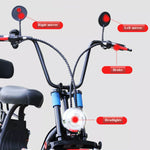 Load image into Gallery viewer, Electric Harley Bike 1000W 48V - Luxury Two-Seater, Brushless Motor, 18&quot; Tires
