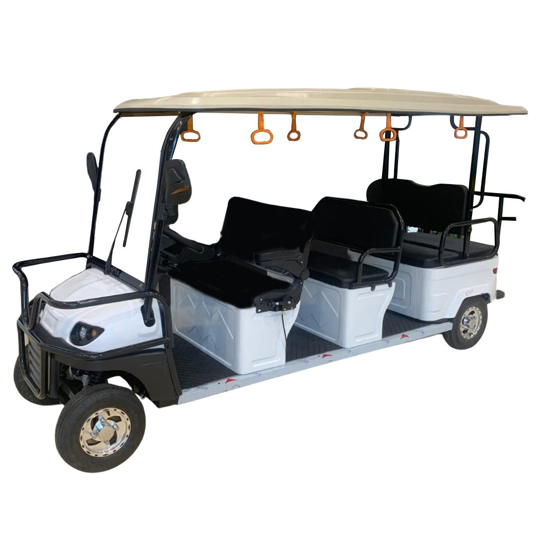 8-Seater Electric Golf Cart: Luxury, Power, and Safety on the Greens