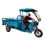 Load image into Gallery viewer, Electric Cargo Tricycle with Trolley Closed Cabin - Eco-Friendly 1.6M Delivery Tuk-Tuk for UAE Market
