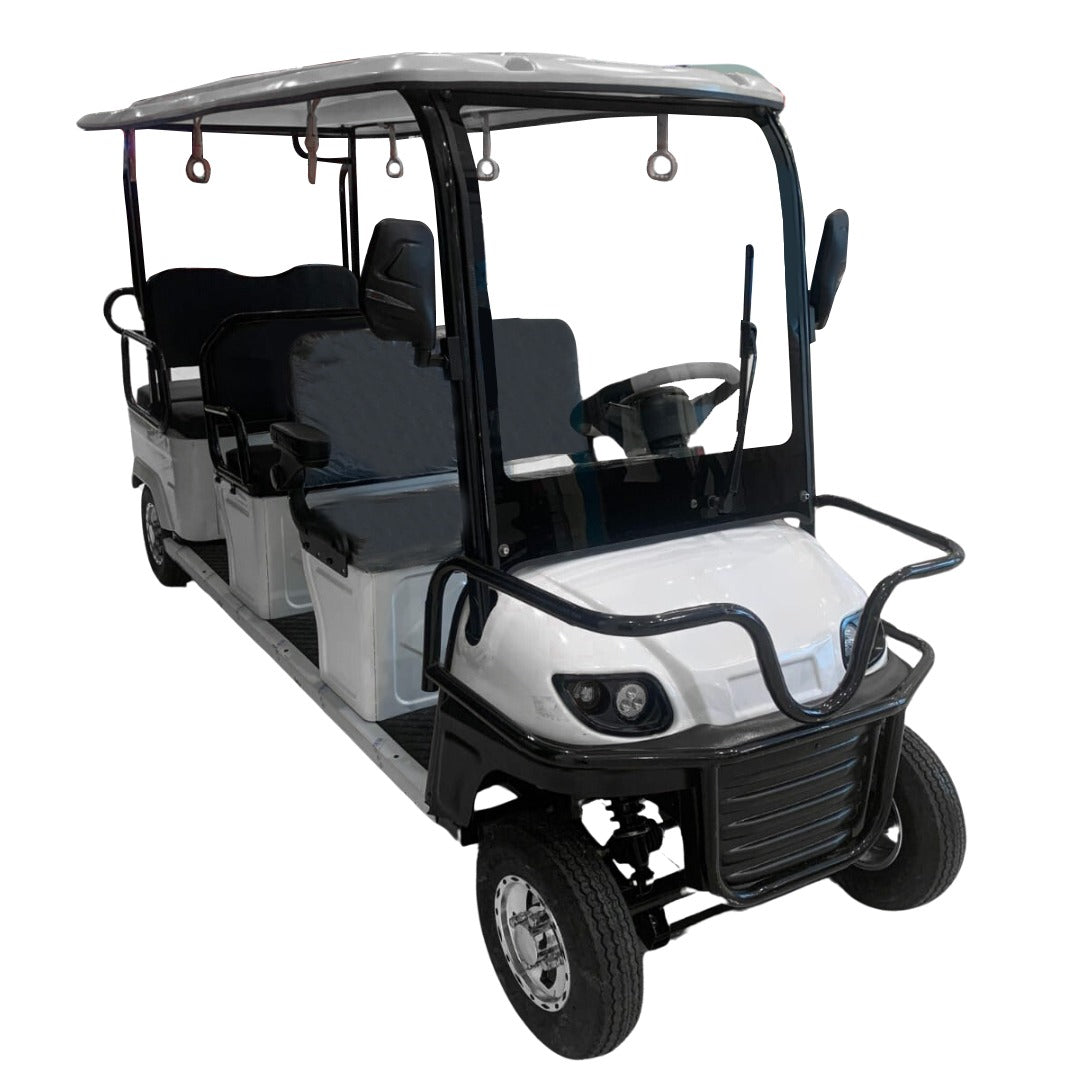 8-Seater Electric Golf Cart: Luxury, Power, and Safety on the Greens