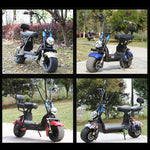 Load image into Gallery viewer, Electric Bike Harley 1000W 48V - Luxury Two-Seater

