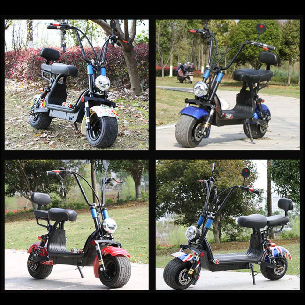 Electric Bike Harley 1000W 48V - Luxury Two-Seater