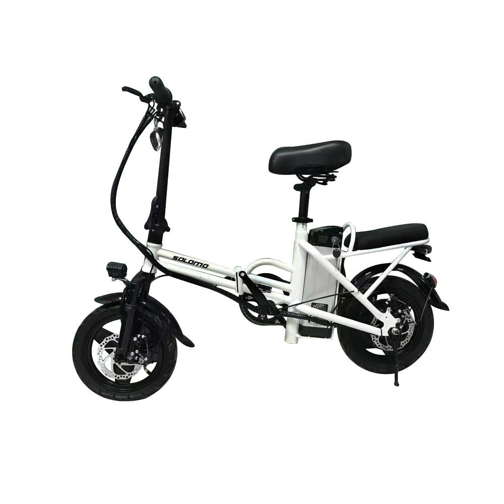 Electric Scooter: 350W Motor, 3-Step Folding, 48V Battery, and USB Charging