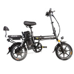 Load image into Gallery viewer, Foldable Dual-Seater Electric Bike – 350W Motor, 40KM/H Speed, 48V Battery, and Mobile Holder
