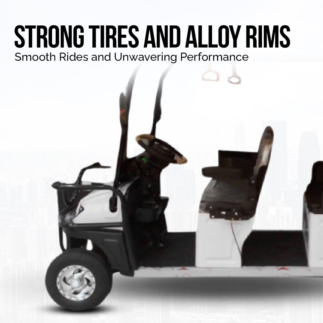 8-Seater Electric Golf Cart: Luxury, Power, and Safety on the Greens