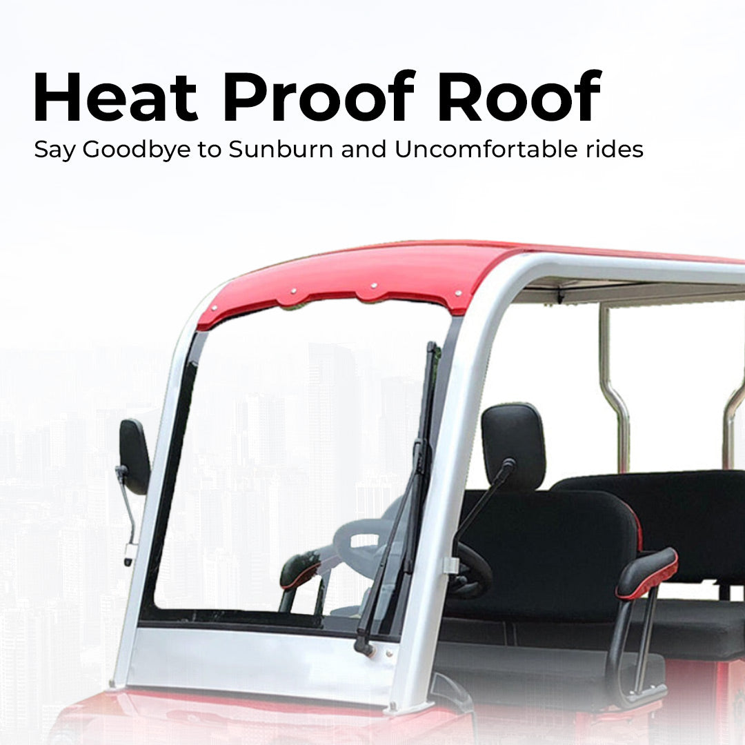 COOLBABY GRF44: 4-Seater Cart - Perfect for Club, Hotel, and Electric Sightseeing