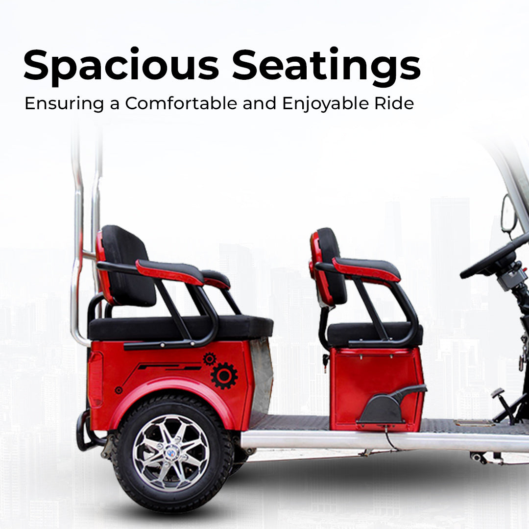 COOLBABY GRF44: 4-Seater Cart - Perfect for Club, Hotel, and Electric Sightseeing