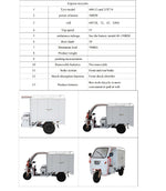 Load image into Gallery viewer, Electric Express tricycles 3000W, 60V 32A