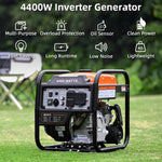 Load image into Gallery viewer, Power Equipment 4400 Watts Inverter Generator Gas Powered, Portable Open Frame Generator, Low Noise with ECO Mode, RV Ready, Emergency Home Backup