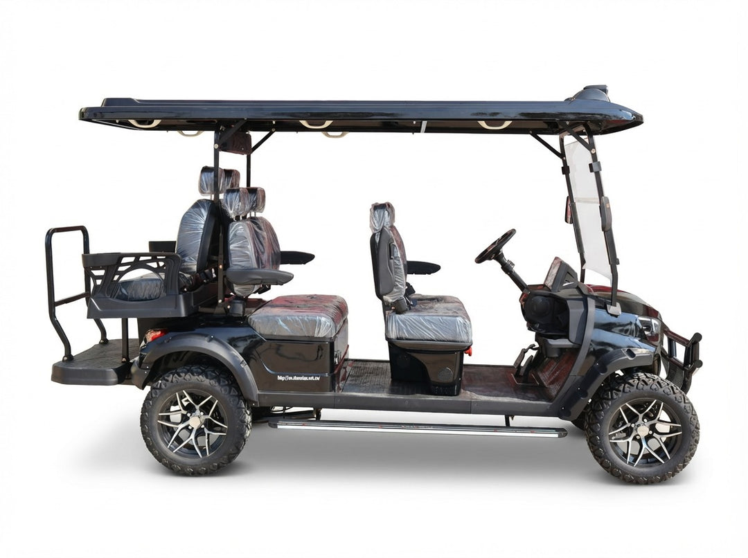 High-Speed 6 Seater (4+2) Electric Golf Cart Powerful Motor & Premium Features