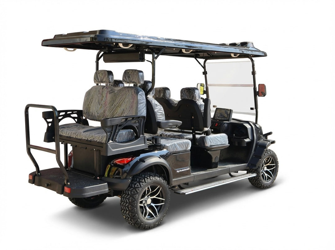 High-Speed 6 Seater (4+2) Electric Golf Cart Powerful Motor & Premium Features