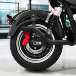 Load image into Gallery viewer, Electric Scooter With BT Speaker 65KM/H, Fat Tire Electric motorcycle | Black - COOLBABY
