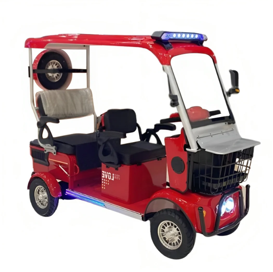 Wheels Powerpod Trio Mini Electric Golf Carts 60V For 3 Passengers ...