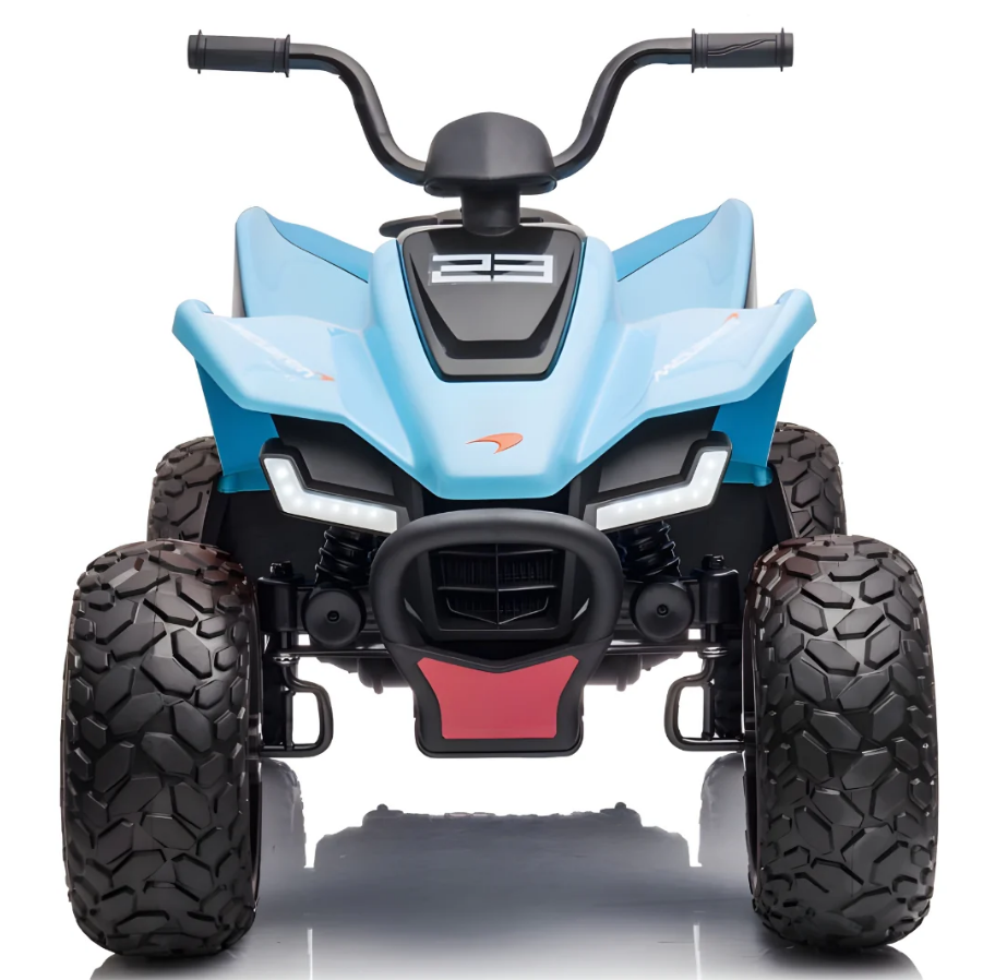 Kids Electric Ride On Licensed McLaren Racing 12V Quad Bike - COOLBABY