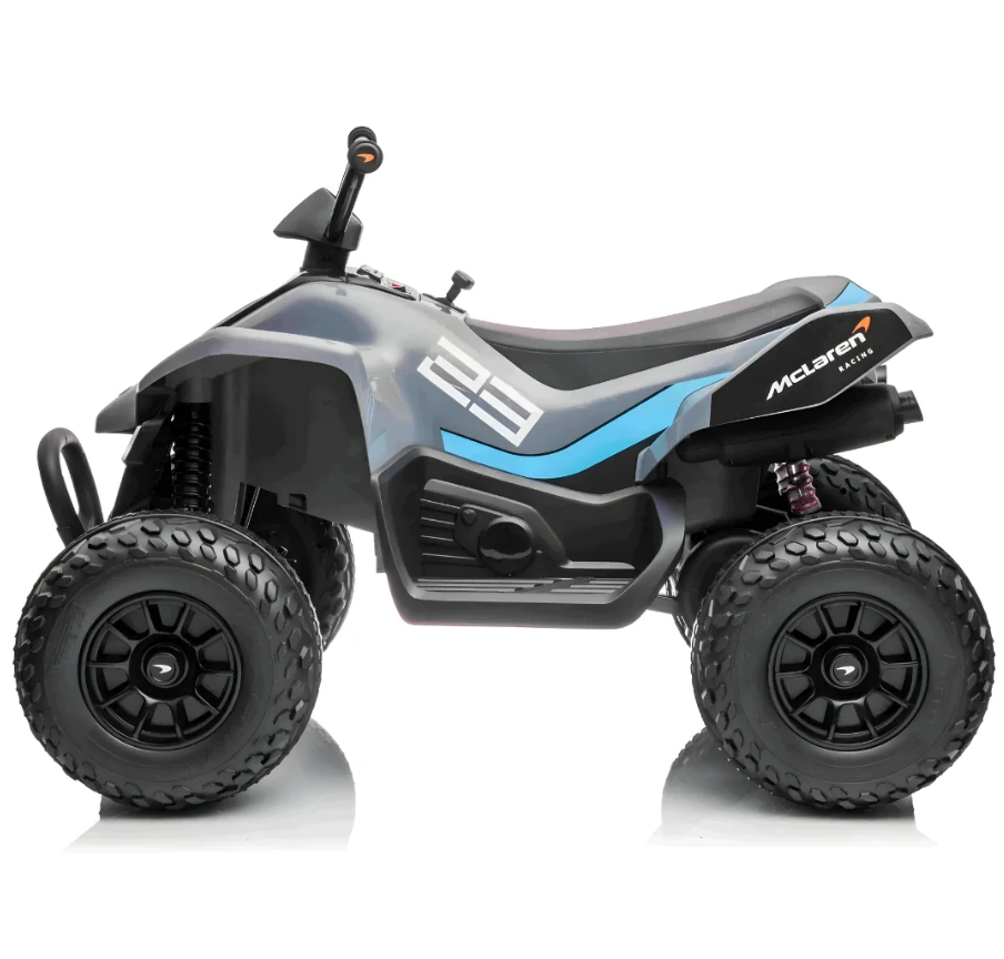 Kids Electric Ride On Licensed McLaren Racing 12V Quad Bike - COOLBABY