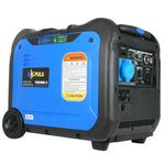 Load image into Gallery viewer, 5500-Watt Dual Fuel Portable Inverter Gasoline Generator with Wheel Kit, Remote Electric Start
