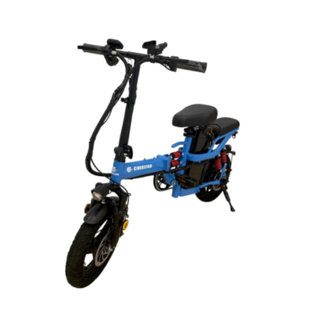 400W Electric Ride – Blue, Pedal-Assist