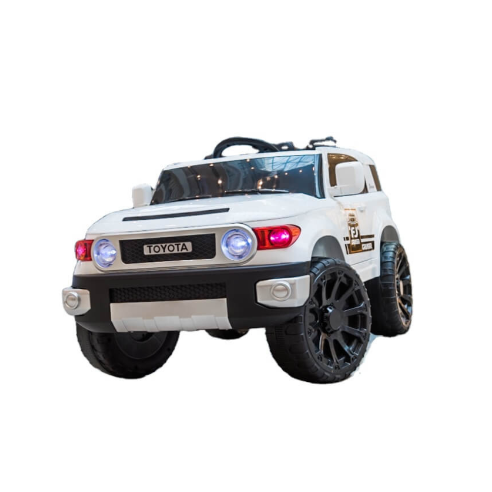 12V Rechargeable Ride-On SUV Truck for Kids with Remote Control, Bluetooth, and Dual Seating - Wild Pick-Up Style