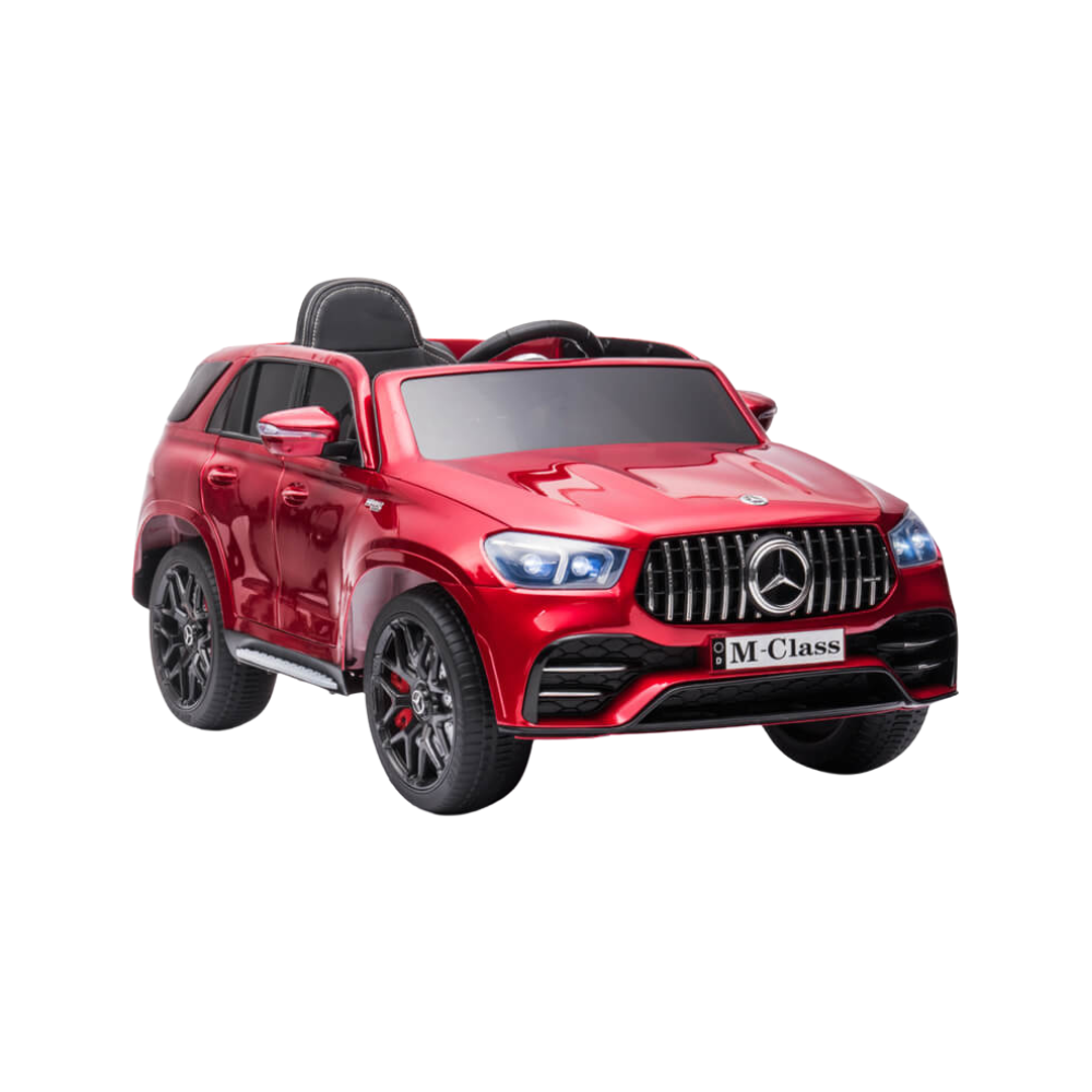 12V Ride-On Car for Kids - LED Lights, MP3, Remote Control, 2-Seater