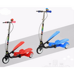 Load image into Gallery viewer, 3-Wheel Electric Scissor Scooter for Kids - Dual Pedal Ride
