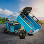 Load image into Gallery viewer, Heavy-Duty Electric Cargo Tricycle with 500KG Capacity - 1.7M Mega Wheels Tuk Tuk Scooter Trolley
