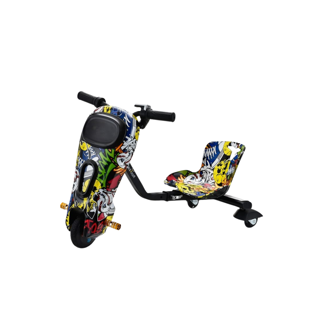 36V MiniBot Electric Drift Scooter with Bluetooth, Lights & 3-Gear Speed Shifter